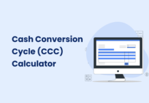 Free Cash Conversion Cycle Calculator Template